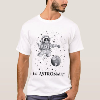 Cat Astronaut T-shirt