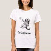 Cat Astronaut T-shirt (Voorkant)