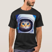 Cat Astronaut T-shirt (Voorkant)