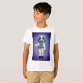 Cat Astronaut T-shirt (Voorkant volledig)