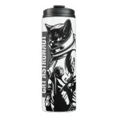 Cat Astronaut  Thermosbeker (Voorkant)