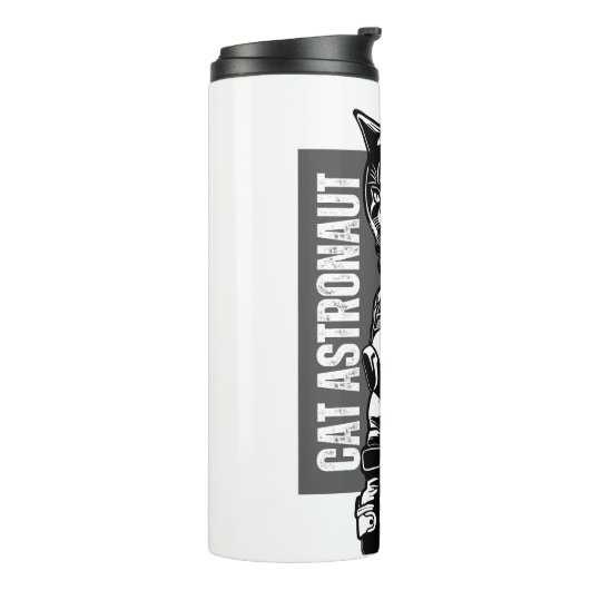 Cat Astronaut  Thermosbeker (Gedraaid links)