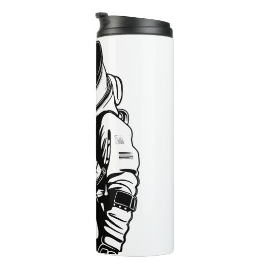 Cat Astronaut  Thermosbeker (Geroteerd rechts)