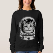 Cat Astronaut With Helmet Trui (Voorkant)
