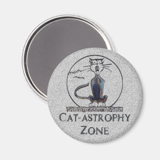 Cat-astrophy Zone Magneet (Voorkant / Achterkant)