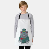 Cat at Poker with Poker cards Schort (Gedragen)