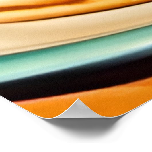 Cat at the Diner Bestel een Cheeseburger Poster (Hoek)