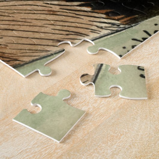 Cat at work with glasses by Louis Wain Legpuzzel (Zijkant)