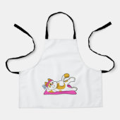 Cat at Yoga Stretching exercise Schort (Voorkant)