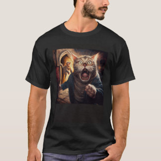 Cat Attack Christian T-shirt
