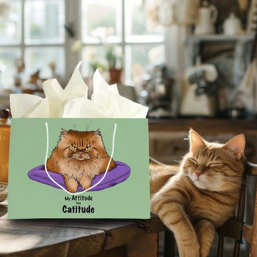 Cat Attitude Grappig Groot Cadeauzakje