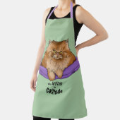 Cat Attitude Grappig Schort (Insitu)