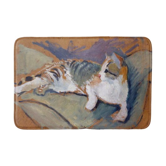 Cat, August Macke Bath Mat (Voorkant)