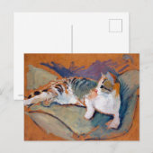 Cat, August Macke Briefkaart (Voorkant / Achterkant)