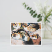 Cat, August Macke Briefkaart (Staand voorkant)