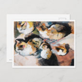 Cat, August Macke Briefkaart (Voorkant / Achterkant)