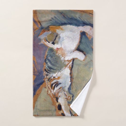 Cat, August Macke Handdoek (Handdoek)