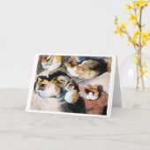 Cat, August Macke Kaart (Gele Bloem)