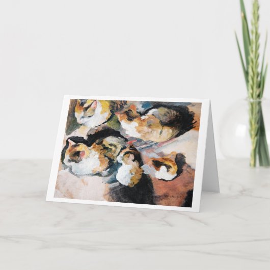 Cat, August Macke Kaart (Voorkant)