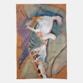 Cat, August Macke Kitchen Towel Theedoek (Verticaal)