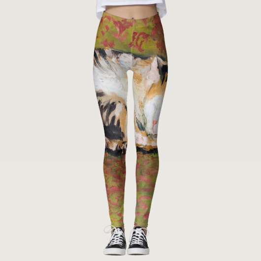 Cat, August Macke Leggings (Voorkant)