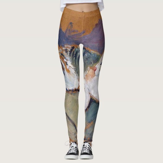 Cat, August Macke Leggings (Voorkant)