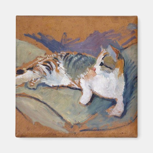 Cat, August Macke Magnet (Voorkant)