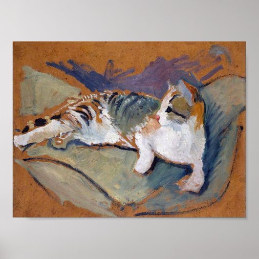 Cat, August Macke Poster (Voorkant)
