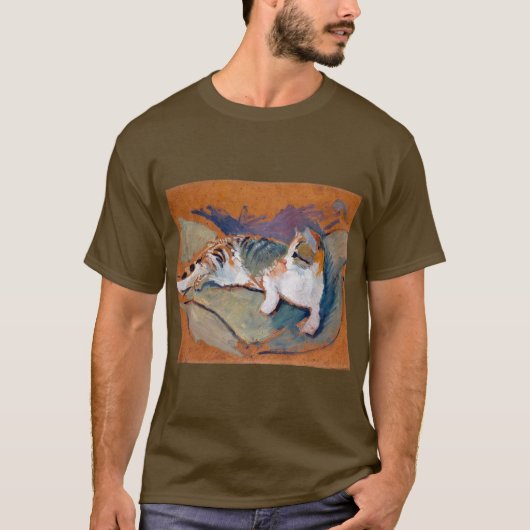 Cat, August Macke T-Shirt (Voorkant)