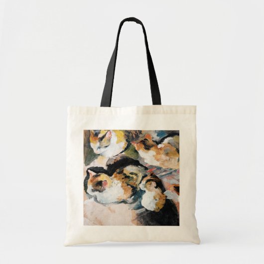 Cat, August Macke Tote Bag (Voorkant)