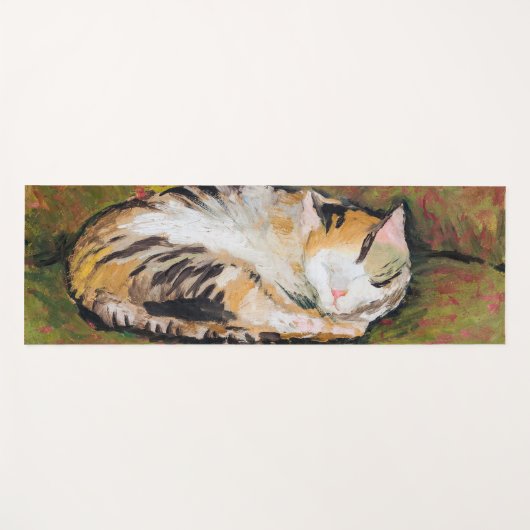Cat, August Macke Yoga Mat (Voorkant (horizontaal))