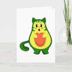Cat Avocado Kaart