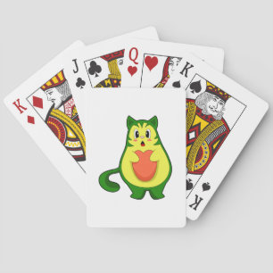 Cat Avocado Pokerkaarten
