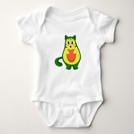 Cat Avocado Romper (Voorkant)