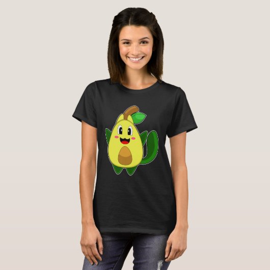 Cat Avocado T-shirt (Voorkant volledig)
