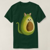 Cat avocado t-shirt (Design voorkant)