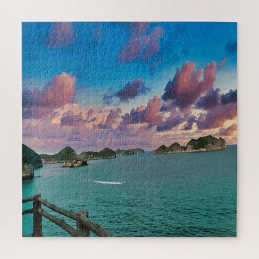  Cat Ba Vietnam Kustsereniteit Legpuzzel (Verticaal)