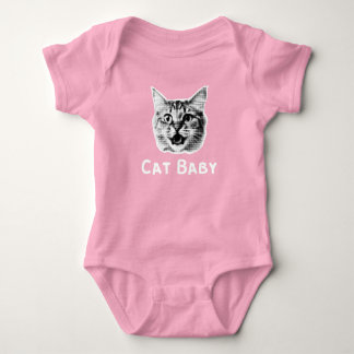 Cat Baby Retro Romper