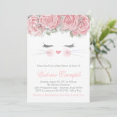 Cat Baby shower Kaart (Staand voorkant)