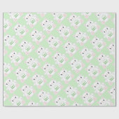 Cat Baby shower Kat Cadeaupapier (Vlak)