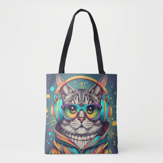- Cat bag for shopping Tote Bag (Voorkant)