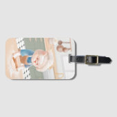 Cat Baker Baby - Gezellige ochtendkneden Bagagelabel (Voorkant (horizontaal))