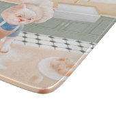 Cat Baker Baby - Gezellige ochtendkneden Snijplank (Hoek)