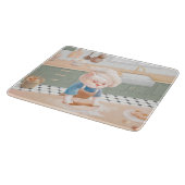 Cat Baker Baby - Gezellige ochtendkneden Snijplank (Hoek)