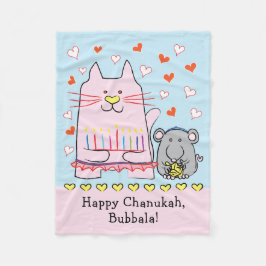 Cat Ballerina Fleece Blanket Deken