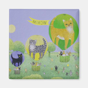 Cat Balloon Magneet