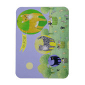 Cat Balloon Race Magneet (Verticaal)