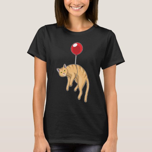 Cat Balloon T-shirt (Voorkant)
