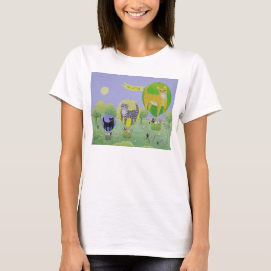 Cat Balloon T-shirt (Voorkant)