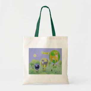 Cat Balloon Tote Bag